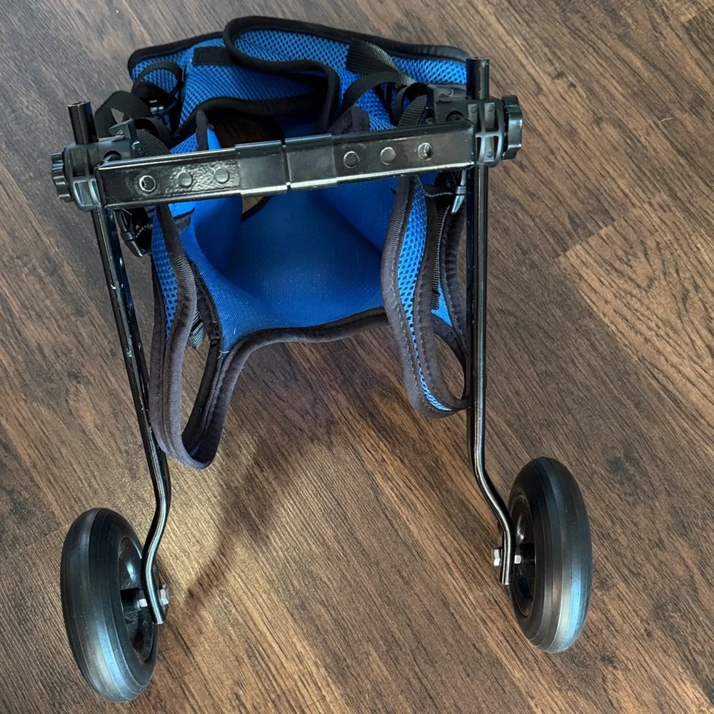 Dog Wheelchair Harness with Black Straps
